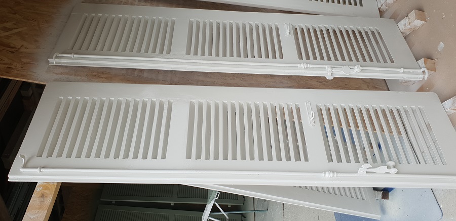 Peinture de volets persiennes