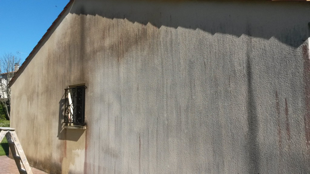 Façade avant lavage